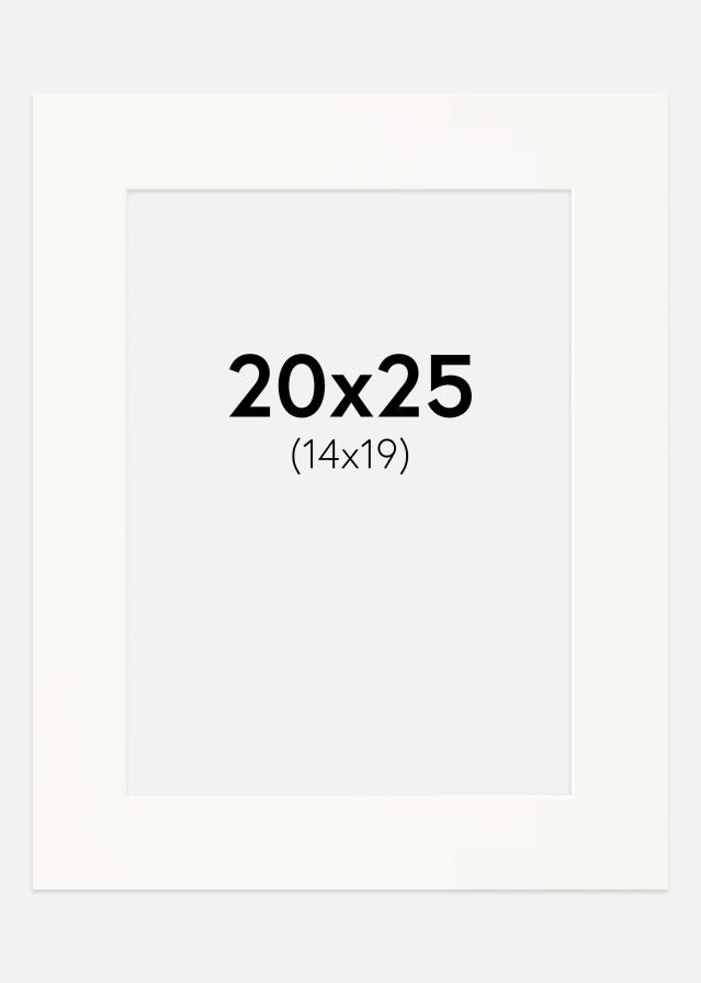 Paspartu Antique White Margine albă 20x25 cm (14x19)