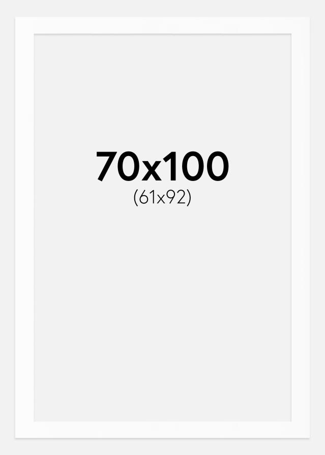 Paspartu Alb Standard Margine albă 70x100 cm (61x92)