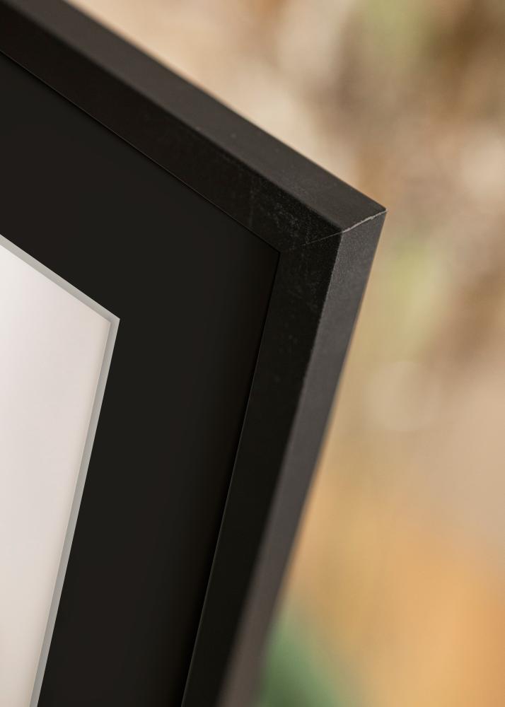 Ramă Trendy Negru 20x25 cm - Paspartu Negru 14x18 cm