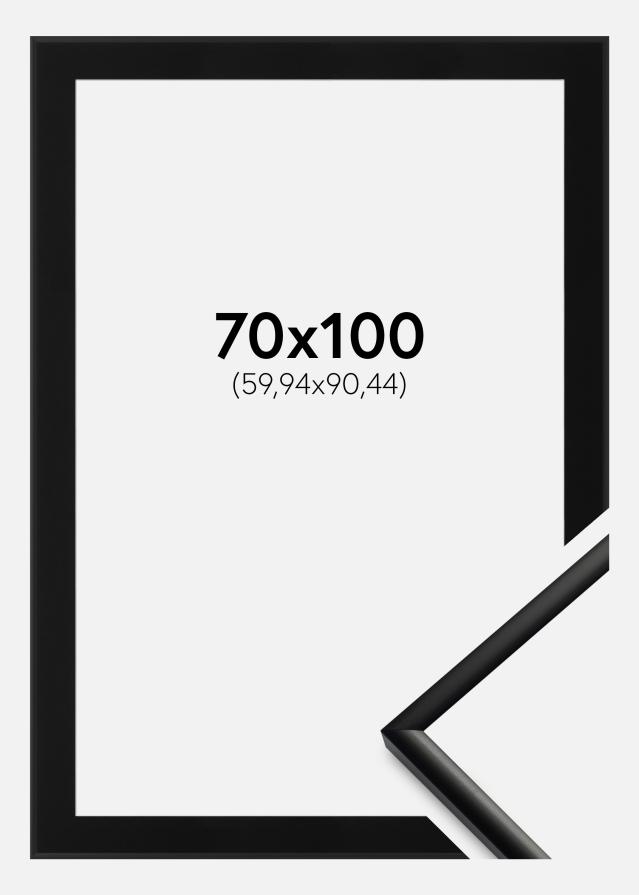 Ramă New Lifestyle Negru mat 70x100 cm - Paspartu Negru 24x36 inches