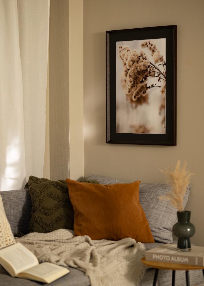 Ramă Globe Espresso 50x60 cm - Paspartu Negru 35x45 cm