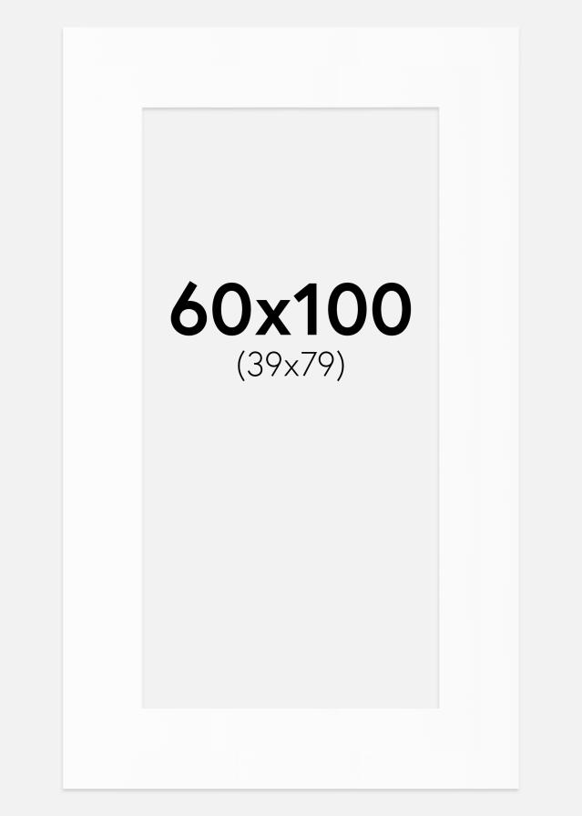 Paspartu Canson Alb Margine albă 60x100 cm (39x79)