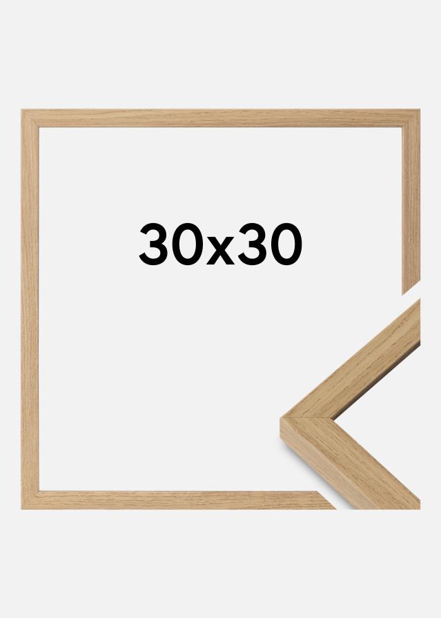 Ramă Ares Sticlă acrilică Natural Oak 30x30 cm