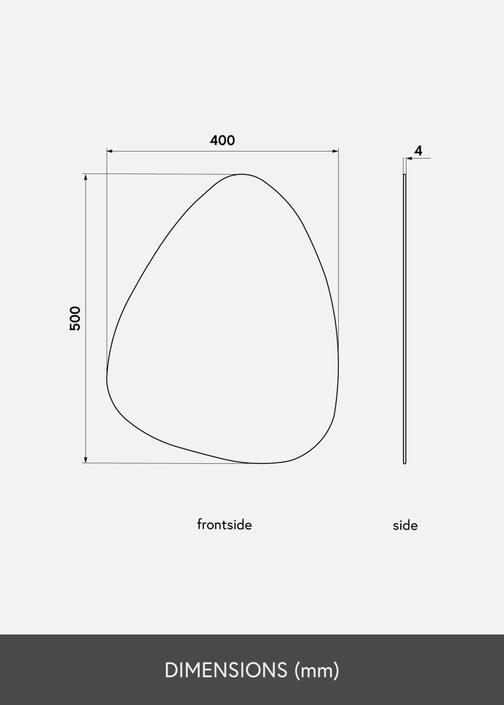 KAILA Oglindă Shape I 40x50 cm