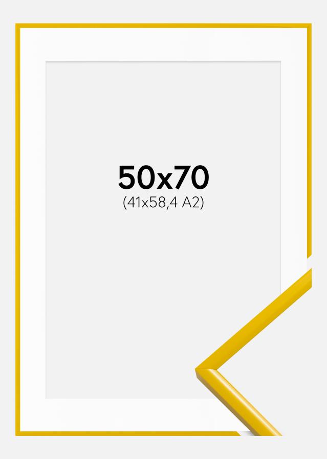 Ramă New Lifestyle Gaben 50x70 cm - Paspartu Alb 42x59,4 cm (A2)
