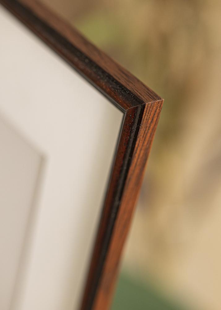 Ramă Horndal Nuc 40x60 cm - Paspartu Alb 32,9x48,3 cm (A3+)