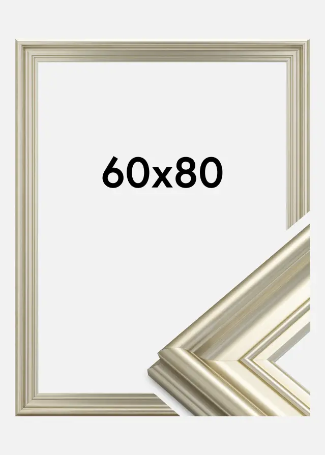 Ramă Mora Premium Argintiu 60x80 cm