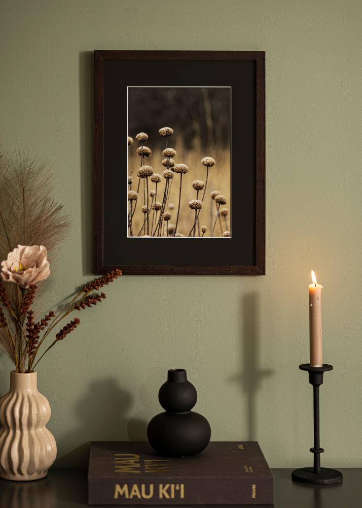 Ramă Selection Nuc 13x18 cm - Paspartu Negru 9x12 cm