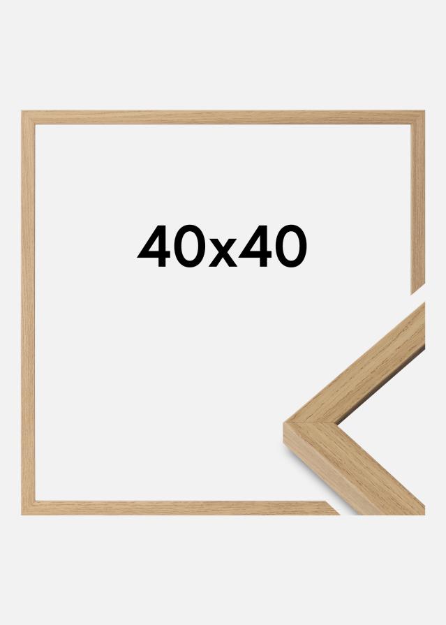 Ramă Ares Sticlă acrilică Natural Oak 40x40 cm