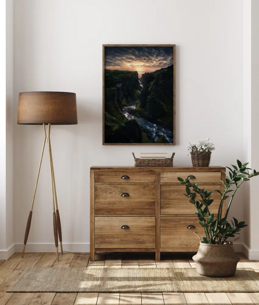 Light Canyon. Poster