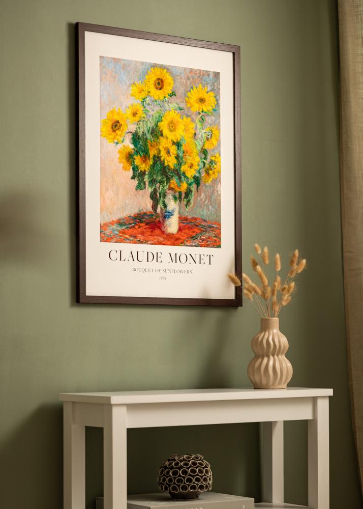 Ramă Modern Sticlă acrilică Nuc 40x50 cm