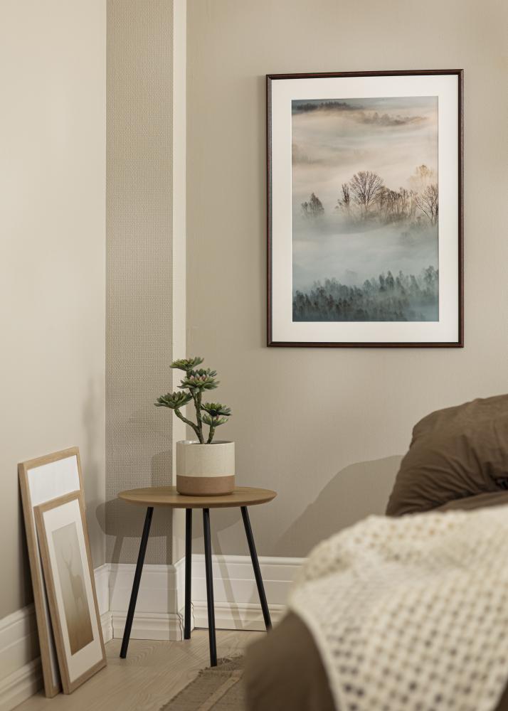 Ramă Horndal Nuc 40x60 cm - Paspartu Alb 32,9x48,3 cm (A3+)