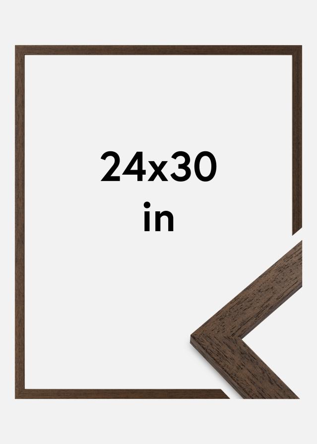 Ramă Brown Wood Sticlă acrilică 24x30 inches (60,96x76,2 cm)