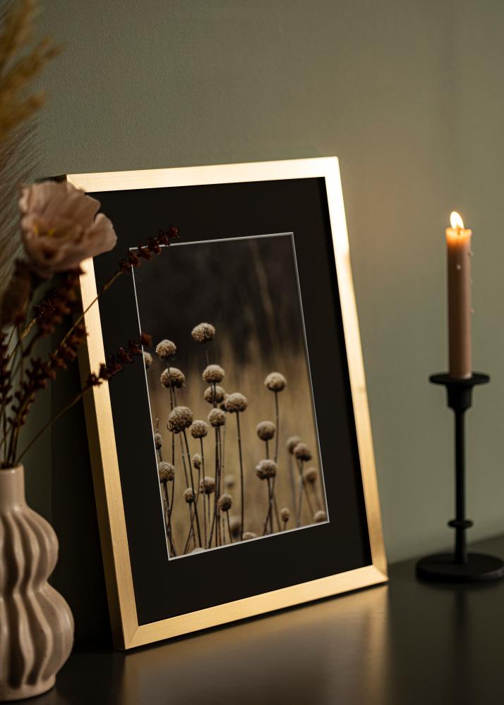 Ramă Selection Auriu 70x100 cm - Paspartu Negru 62x93 cm