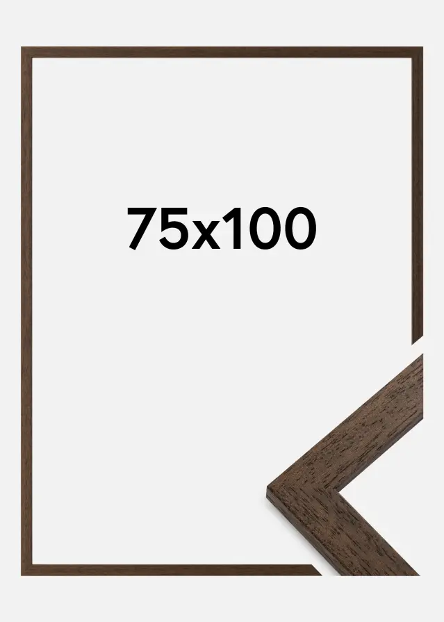 Ramă Brown Wood Sticlă acrilică 75x100 cm