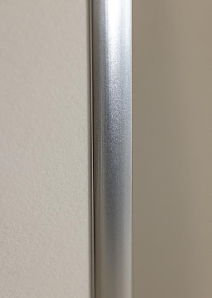 Ramă Poster Frame Aluminum Argintiu 70x100 cm - Paspartu Alb 60x90 cm