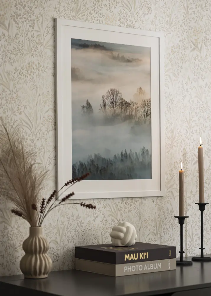 Ramă Trendline Alb 55x70 cm - Paspartu Alb 43,2x61 cm (A2+)