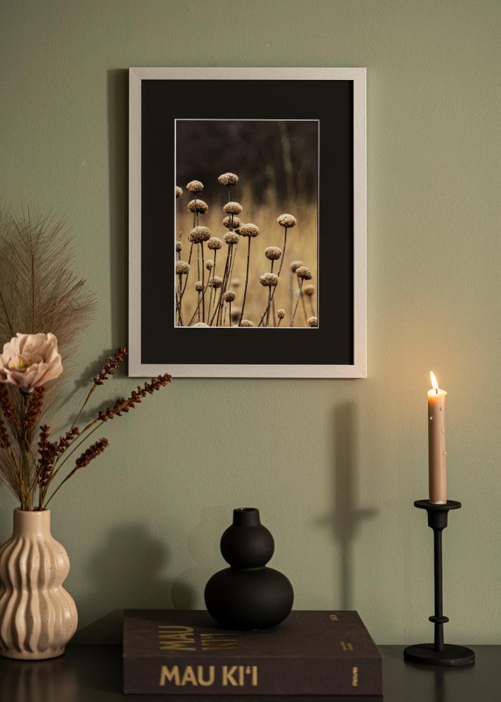 Ramă Selection Argintiu 70x100 cm - Paspartu Negru 62x93 cm