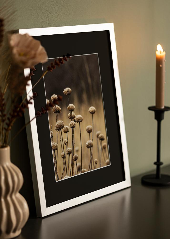 Ramă Selection Argintiu 70x100 cm - Paspartu Negru 62x93 cm