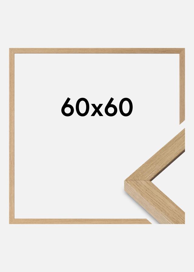 Ramă Hermes Sticlă acrilică Natural Oak 60x60 cm