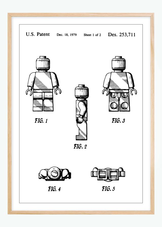 Schiță - Lego în Poster