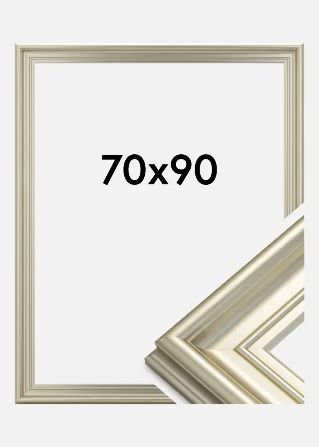 Ramă Mora Premium Argintiu 70x90 cm