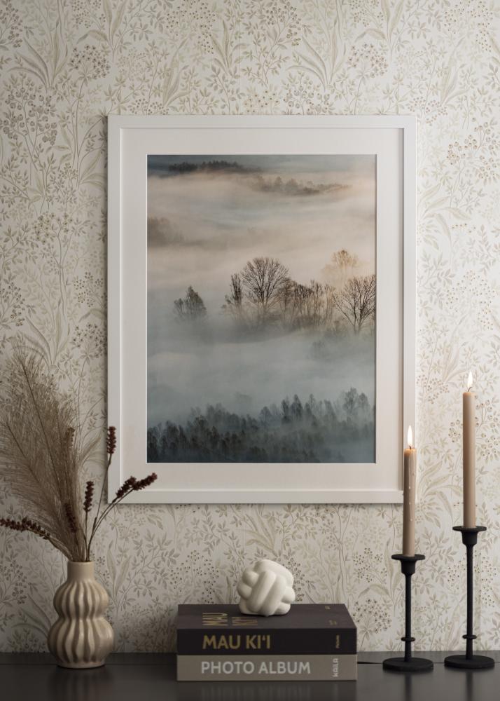Ramă Trendline Sticlă acrilică Alb 30x80 cm