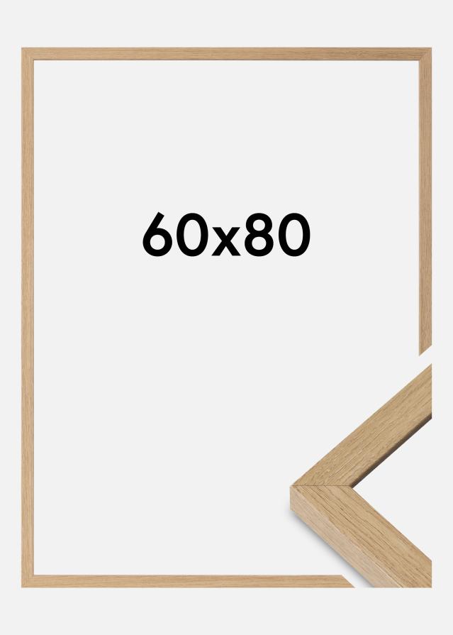 Ramă Hermes Sticlă acrilică Natural Oak 60x80 cm