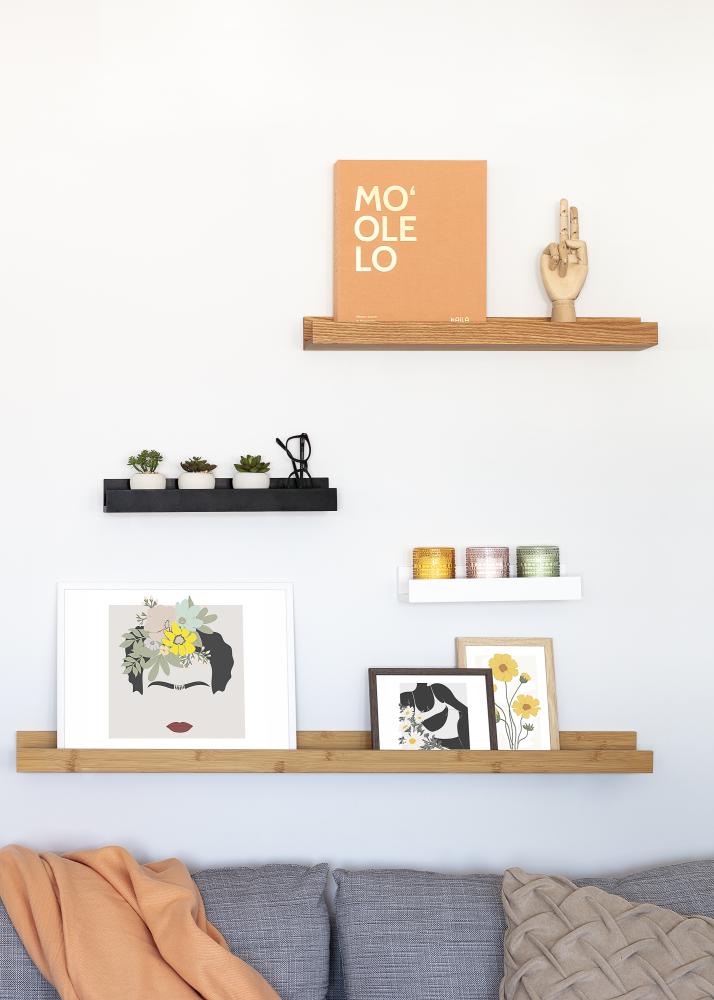 KAILA Poliță pentru rame Alb 40 cm