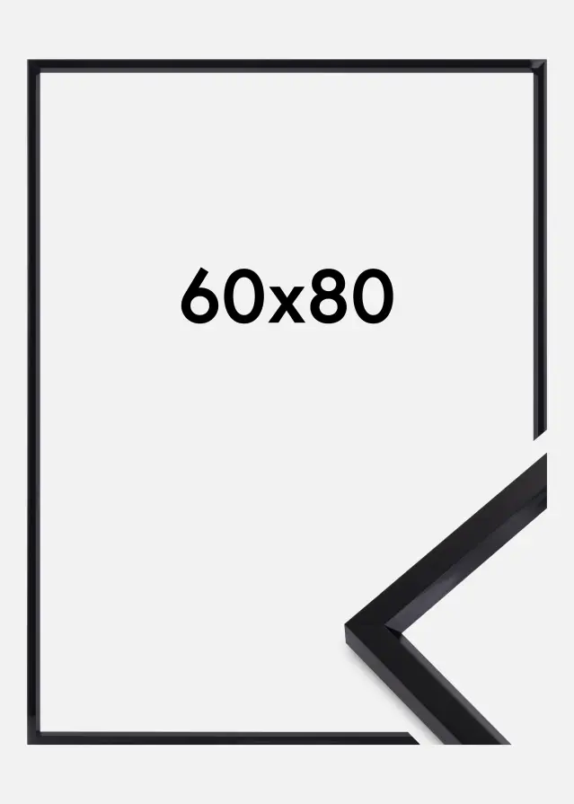 Ramă Steel Style Negru 60x80 cm