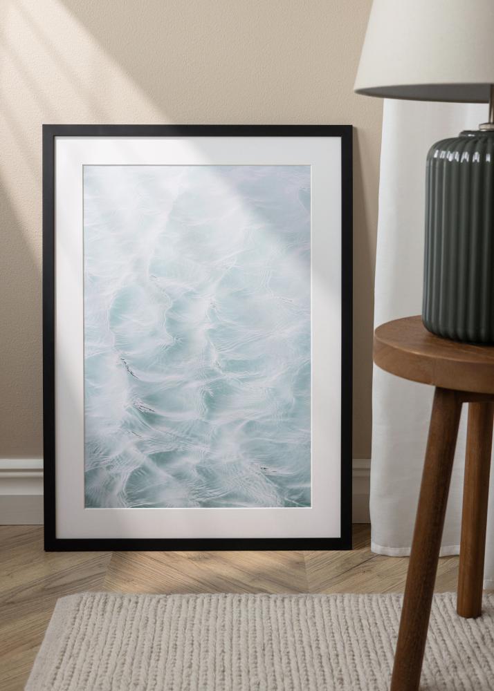 Ramă Jämtland Sticlă acrilică Negru 9x80 cm