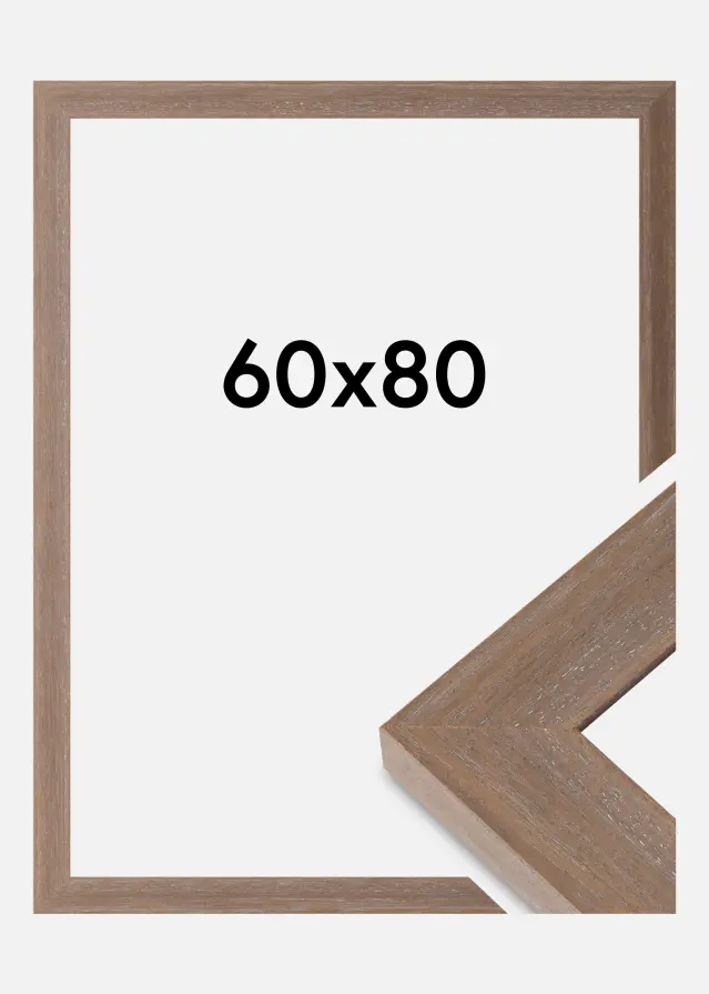 Ramă Juno Sticlă acrilică Gri-bej 60x80 cm