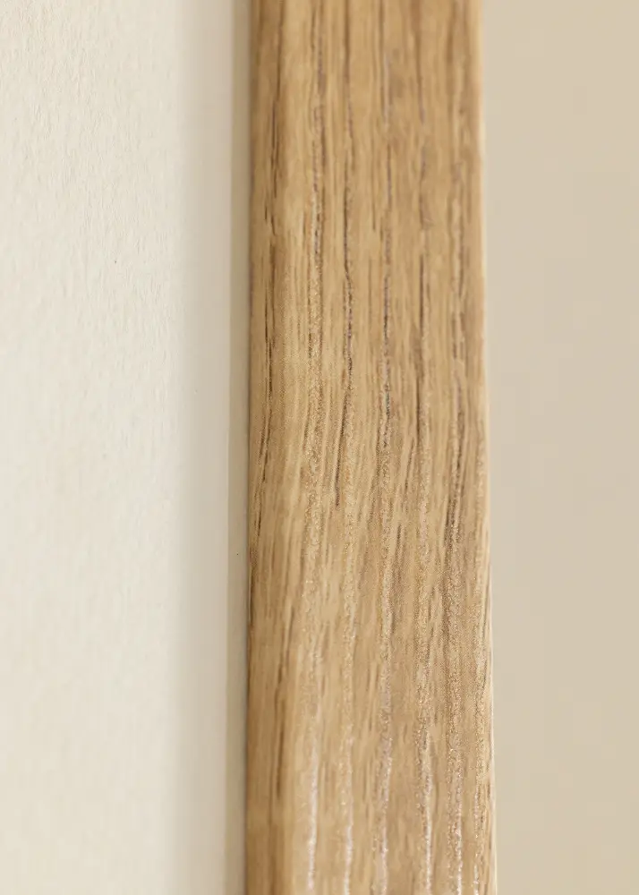 Ramă Fiorito Stejar deschis 30x40 cm - Paspartu Alb 21x29,7 cm (A4)