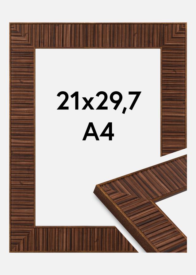 Ramă Agust Sticlă acrilică Rosewood 21x29,7 cm (A4)