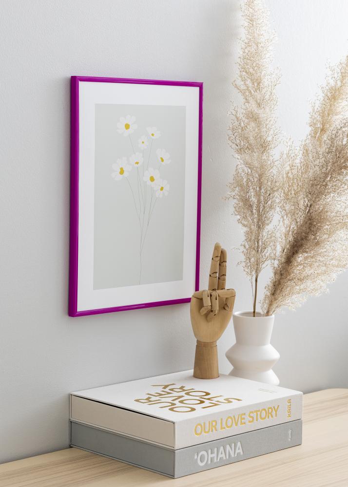 Ramă New Lifestyle Sticlă acrilică Fuchsia 30x40 cm