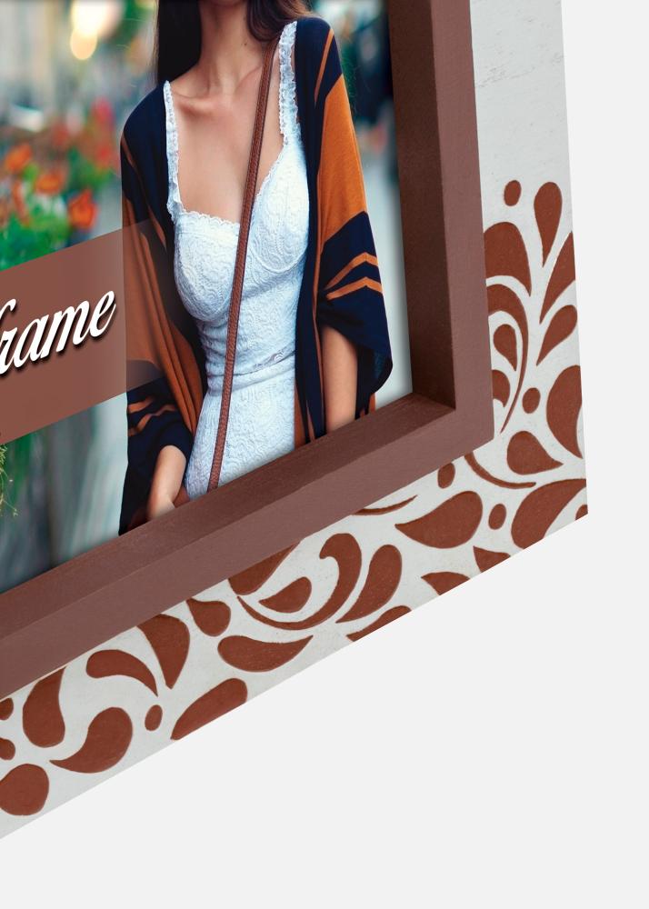 Ramă Faenza Gri-bej 13x18 cm