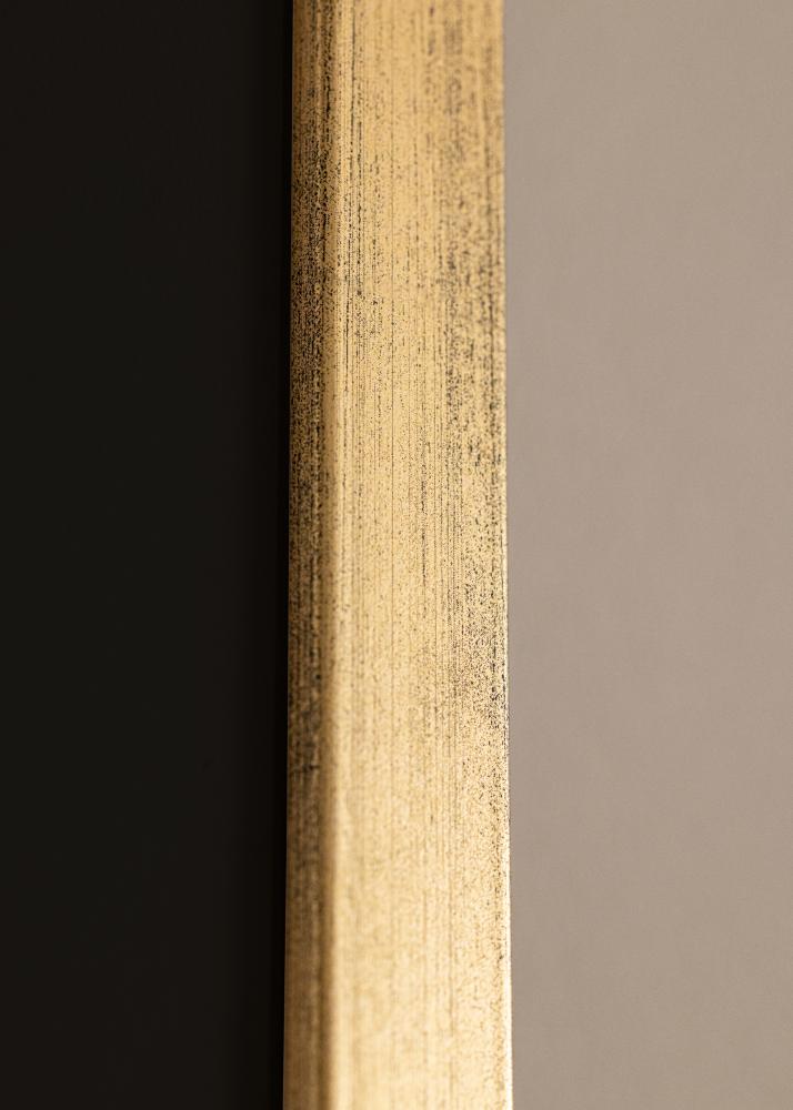 Ramă Stilată Auriu 18x24 cm - Paspartu Negru 13x18 cm