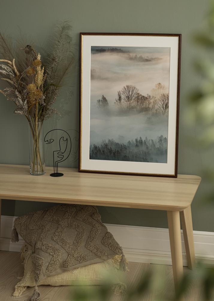 Ramă Horndal Maro 34x42 cm - Paspartuuri Alb 25x32 cm