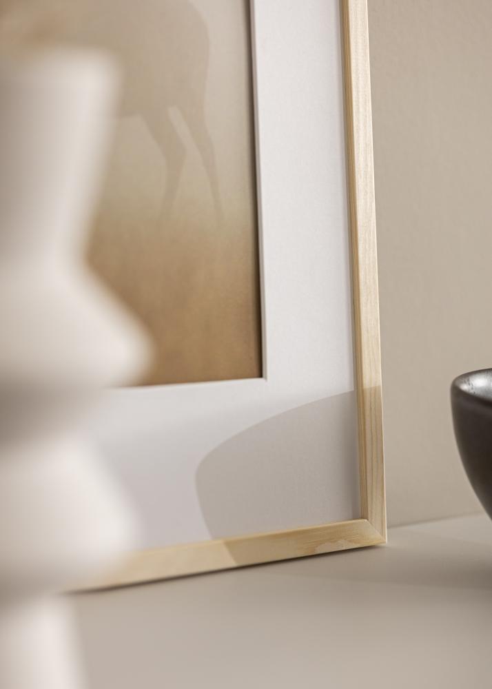 Ramă Galant Lemn de pin 30x30 cm - Paspartu Alb 20x20 cm