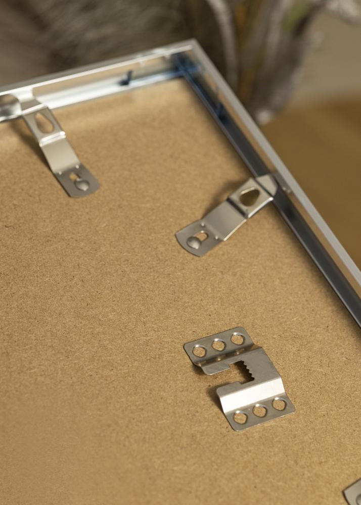 Ramă Poster Frame Aluminum Argintiu 70x100 cm - Paspartu Alb 60x90 cm