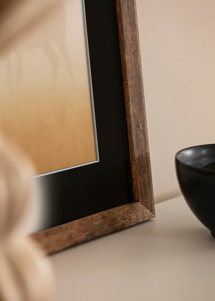 Ramă Fiorito Washed Oak 42x59,4 cm (A2) - Paspartu Negru 25x38 cm