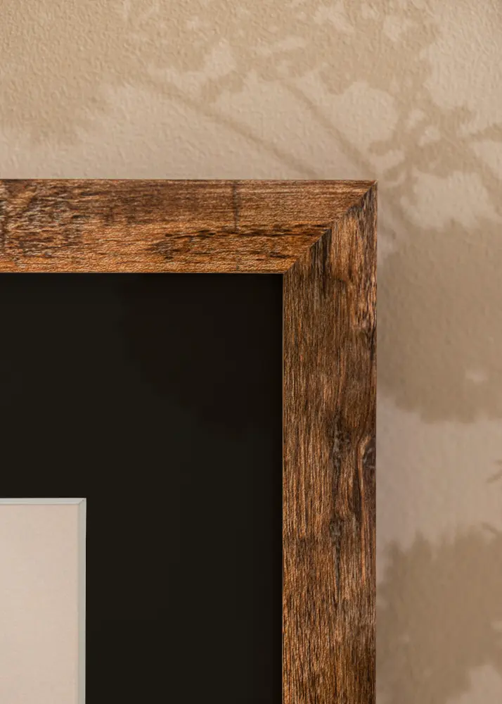 Ramă Fiorito Washed Oak 42x59,4 cm (A2) - Paspartu Negru 25x38 cm