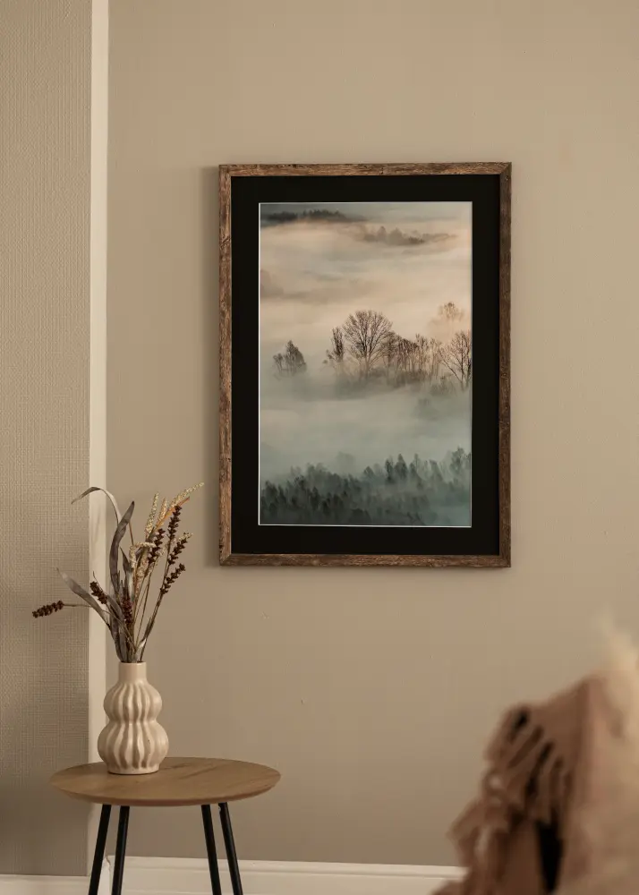 Ramă Fiorito Washed Oak 42x59,4 cm (A2) - Paspartu Negru 25x38 cm