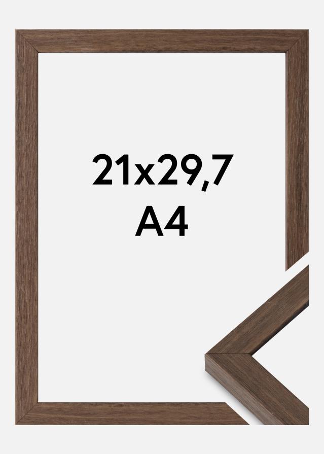 Ramă Hermes Sticlă acrilică Nuc 21x29,7 cm (A4)