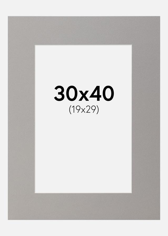 Paspartu Gri-bej 30x40 cm (19x29)