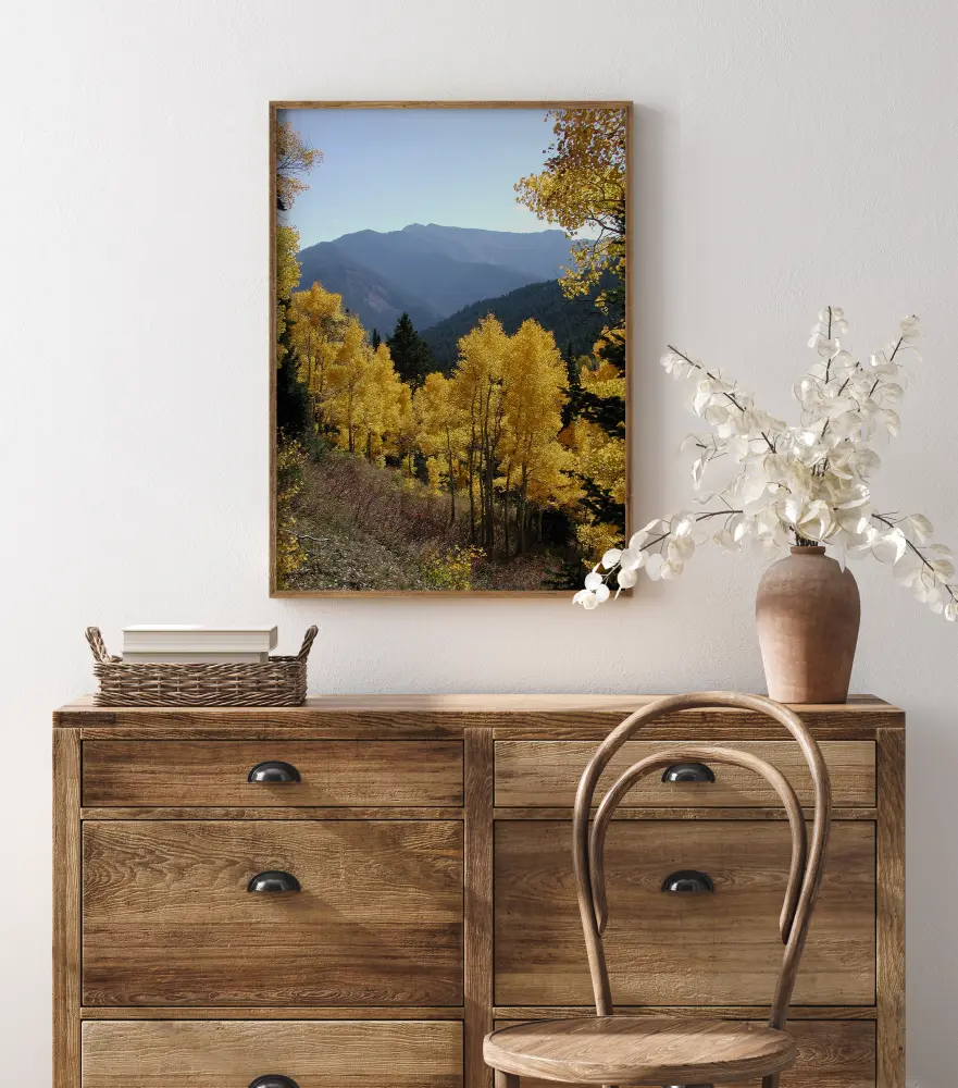 Yellow Trees Poster