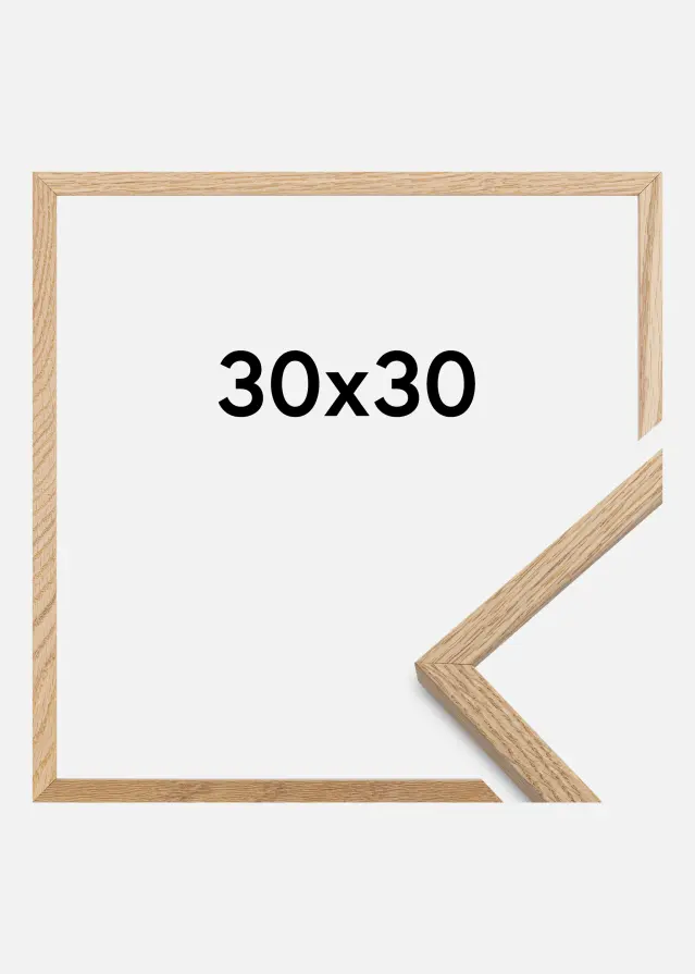 Ramă Oslo Sticlă acrilică Stejar 30x30 cm