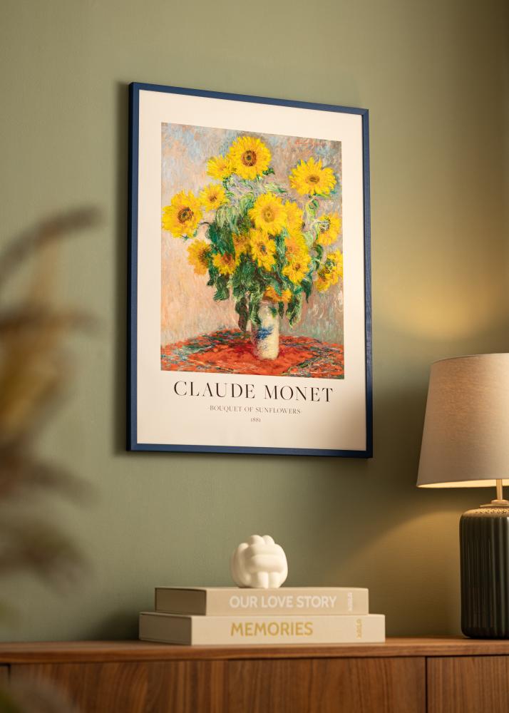 Colorful Sticlă acrilică Albastru 60x80 cm