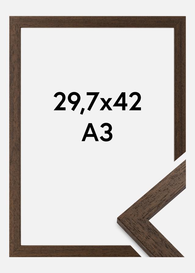 Ramă Brown Wood Sticlă acrilică 29,7x42 cm (A3)