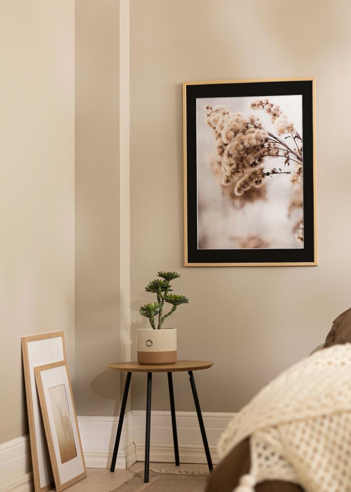 Ramă Galant Stejar 30x40 cm - Paspartu Negru 18x27 cm